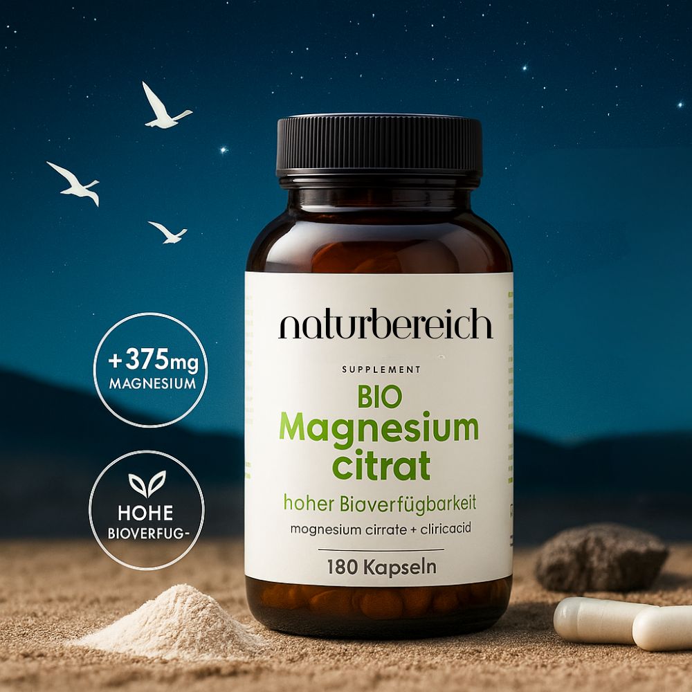 Magnesium Citrat - Bio Qualität - 100% natürlich