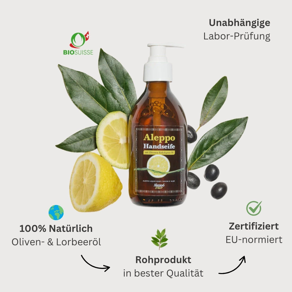 100ml Aleppo Handseife - 12% Lorbeeröl